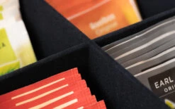 Sakura Tea Theedoos - Wit - 6-vaks - Met Fluweel - 43 X 9 Cm -Keuken Do Verkoop 4 detail 6 en 9 4