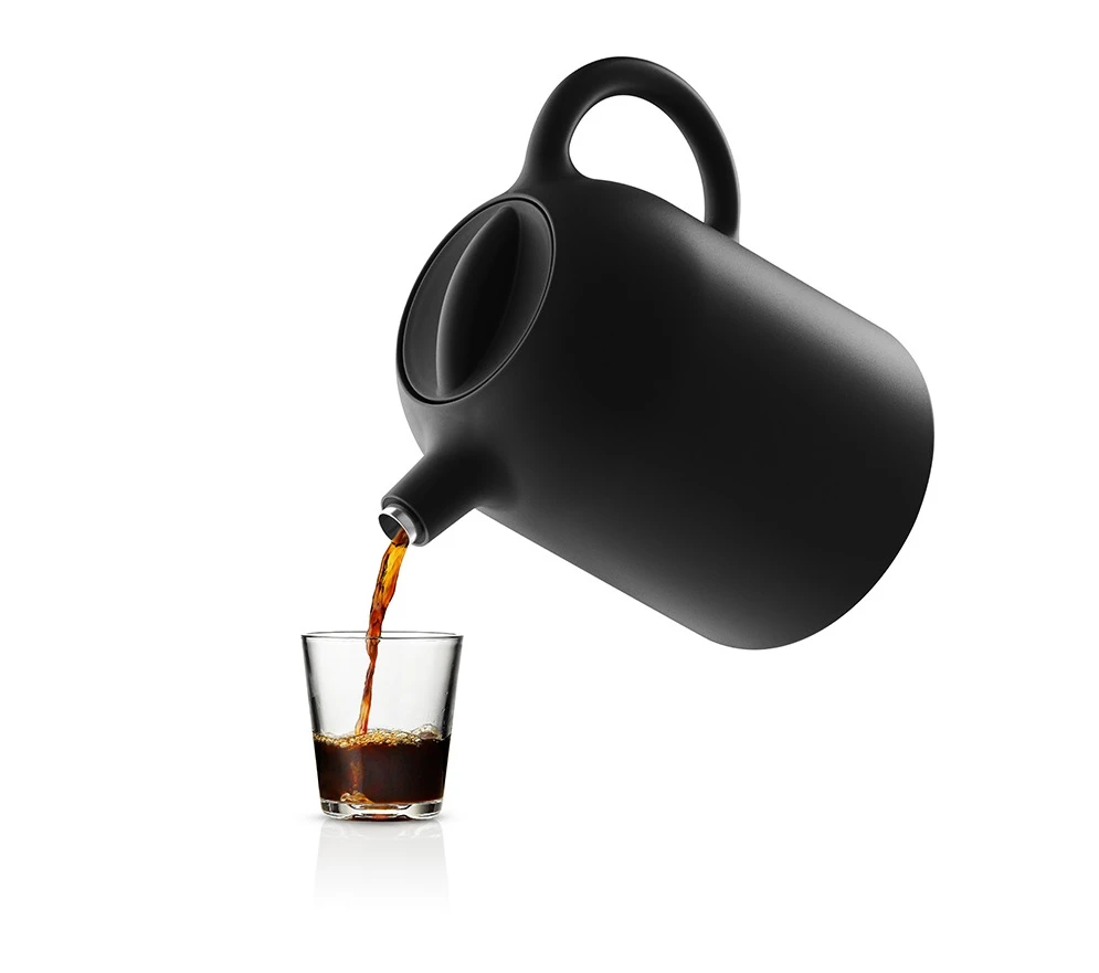 Eva Solo Thermoskan Thimble Zwart 1 Liter 2 Eva Solo Thermoskan Thimble Zwart 1 Liter - Afbeelding 2