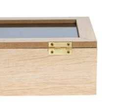Sakura Tea Theedoos - Hout - 6-vaks - Met Fluweel - 24 X 16 Cm -Keuken Do Verkoop 6 6 vaks 10