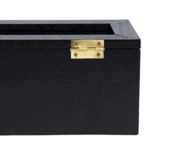 Sakura Tea Theedoos - Zwart - 6-vaks - Met Fluweel - 43 X 9 Cm -Keuken Do Verkoop 6 6 vaks lang 12