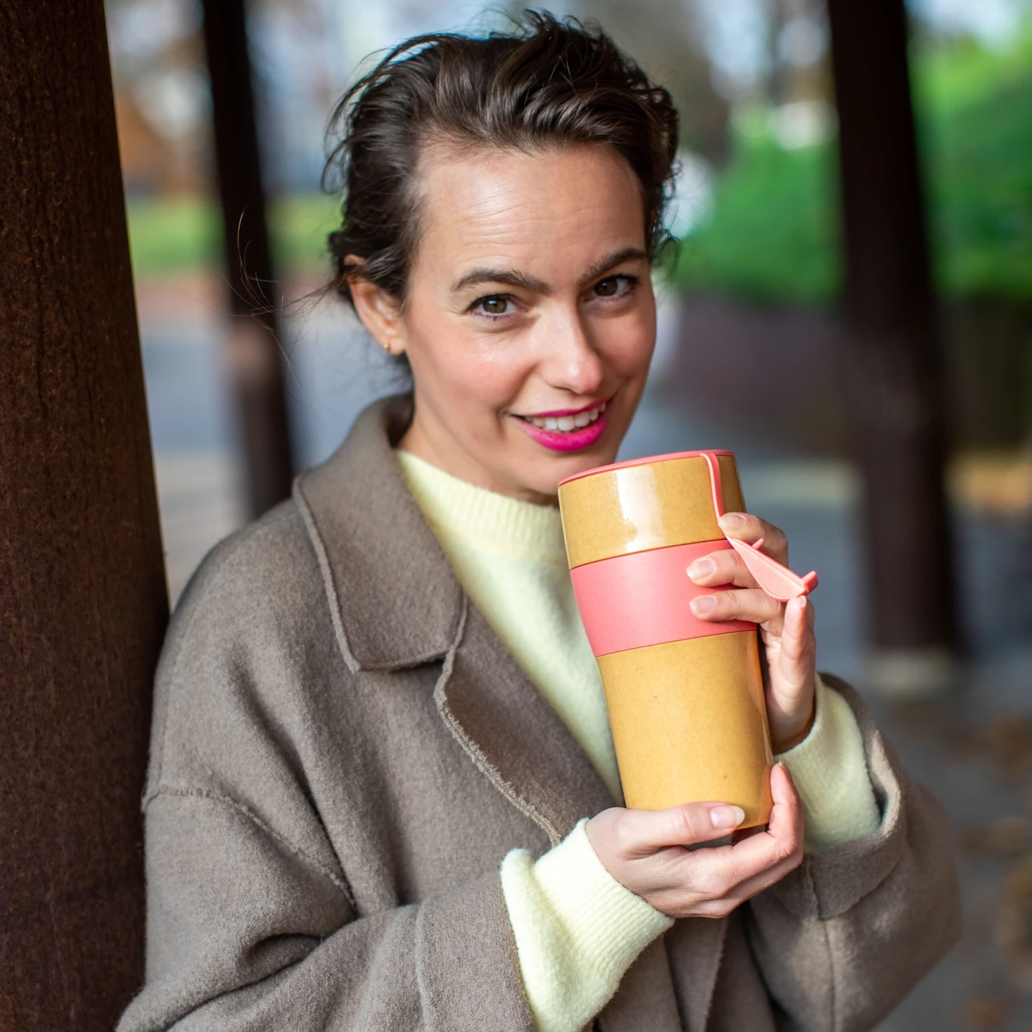 Koziol Thermosbeker Aroma To Go Roze 700 Ml 4 Koziol Thermosbeker Aroma To Go Roze 700 Ml - Afbeelding 4