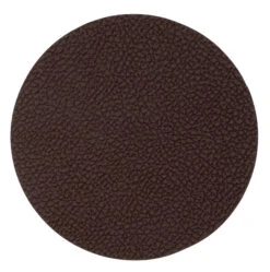 Jay Hill Onderzetters - Vegan Leer - Bruin / Zand - Dubbelzijdig - ø 10 Cm - 6 Stuks -Keuken Do Verkoop CL.118086 1 1