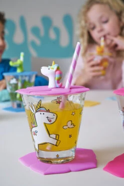Leonardo Kinderglas Set Bambini Unicorn 215 Ml - 3-Delig -Keuken Do Verkoop Kinder Becher Einhorn 034800 mood H