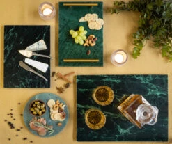 Jay Hill Snijplank / Serveerplank / Borrelplank Marmer - Groen - 29 X 21 Cm -Keuken Do Verkoop Serveerplank Groen 6