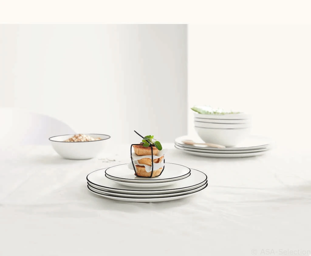 ASA Espresso Kop En Schotel A Table Ligne Noire 70 Ml 2 ASA Espresso Kop En Schotel A Table Ligne Noire 70 Ml - Afbeelding 2