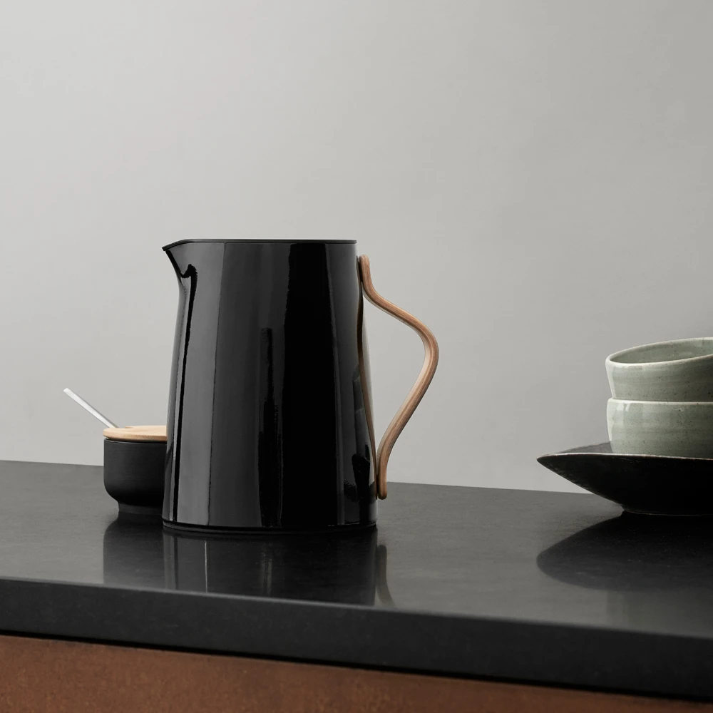 Stelton Thermoskan Emma Black 1 Liter 2 Stelton Thermoskan Emma Black 1 Liter - Afbeelding 2