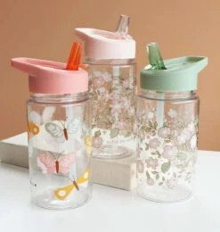 A Little Lovely Company Drinkfles / Waterfles - Groene Bloesems -Keuken Do Verkoop dbblsa45 lr 6 drink bottle blossoms sage