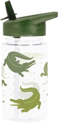 A Little Lovely Company Drinkfles / Waterfles - Krokodillen -Keuken Do Verkoop dbcrgr63 lr 1 drink bottle crocodiles 1