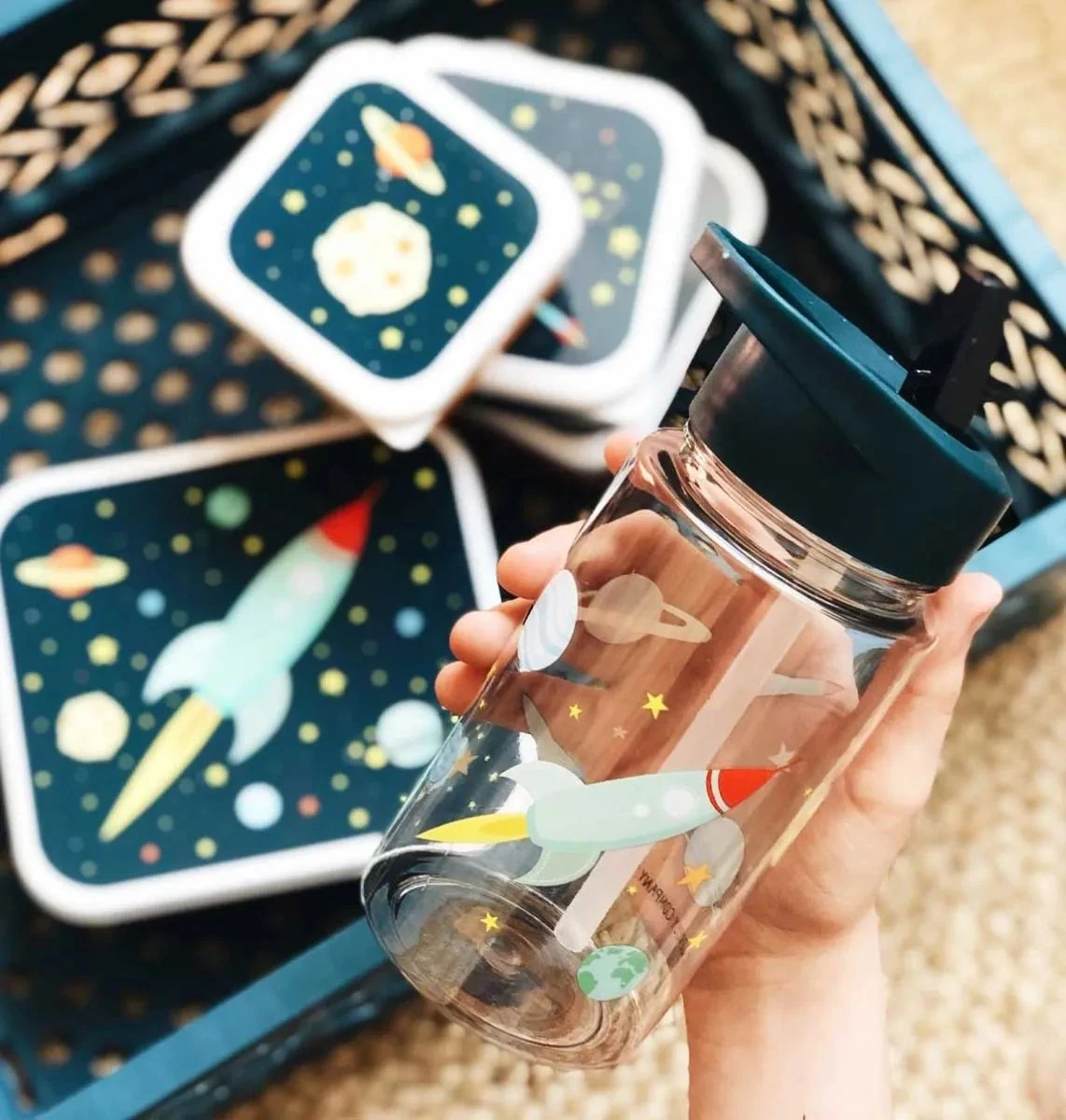 A Little Lovely Company Drinkfles / Waterfles - Ruimte 2 A Little Lovely Company Drinkfles / Waterfles - Ruimte - Afbeelding 2