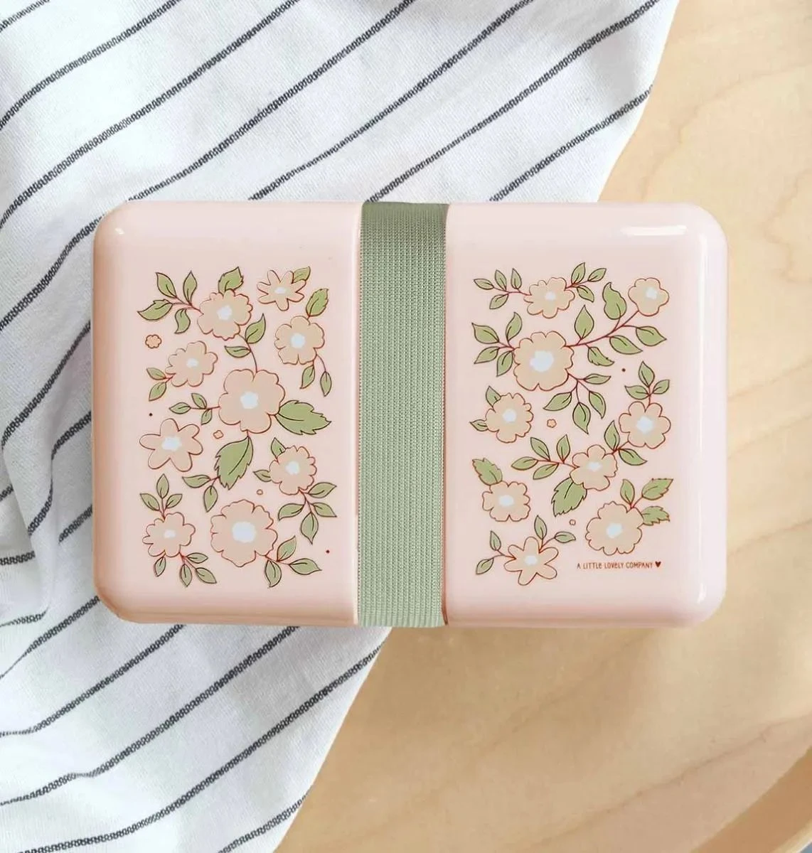 A Little Lovely Company Lunchbox - Roze Bloesems 2 A Little Lovely Company Lunchbox - Roze Bloesems - Afbeelding 2