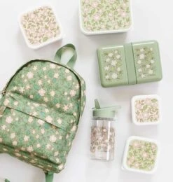 A Little Lovely Company Lunchbox - Groene Bloesems -Keuken Do Verkoop sbblsa49 lr 3 lunch box blossoms sage 1