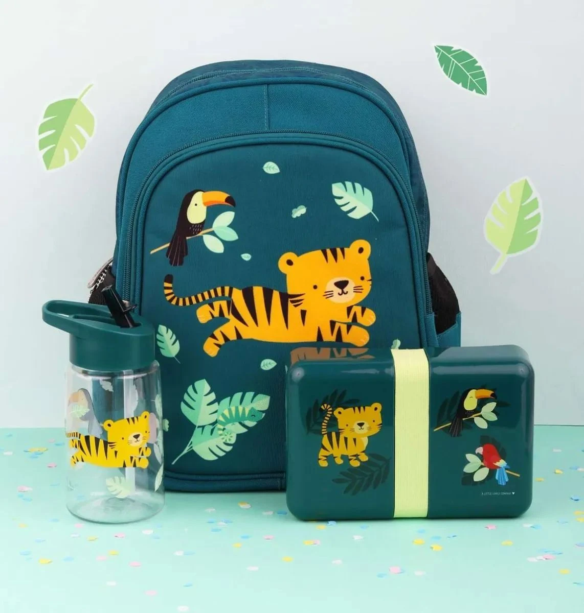A Little Lovely Company Lunchbox - Jungle Tijger 5 A Little Lovely Company Lunchbox - Jungle Tijger - Afbeelding 5