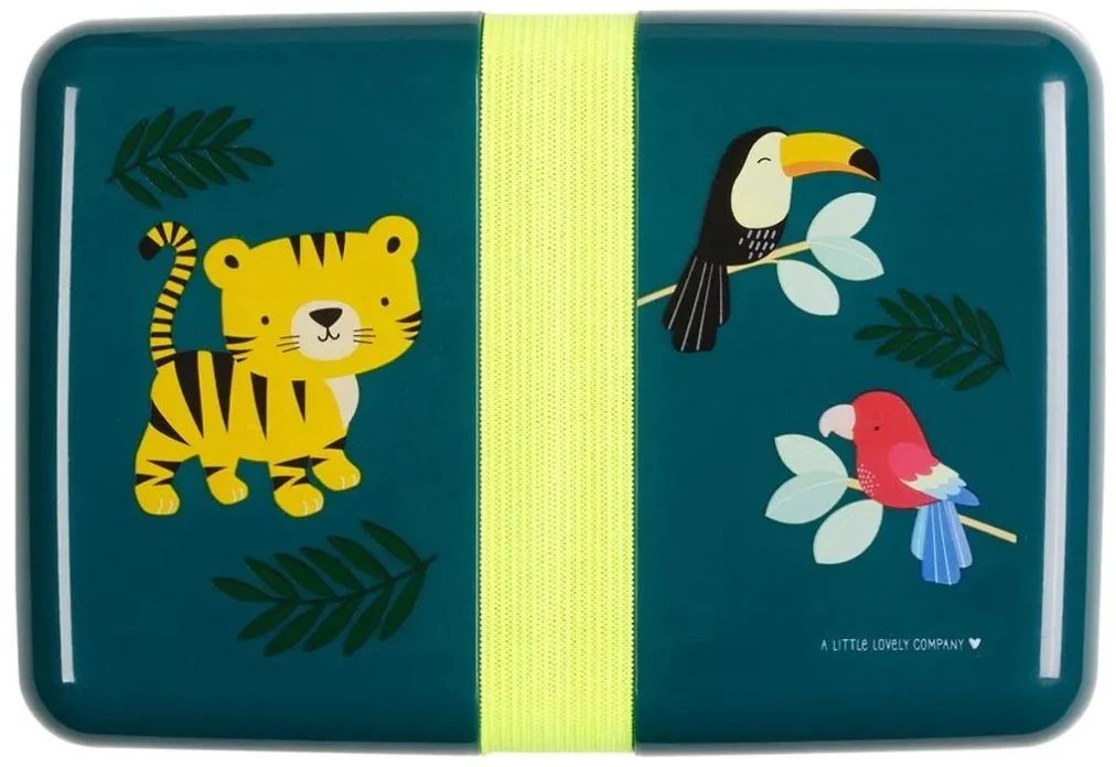 A Little Lovely Company Lunchbox - Jungle Tijger 1 A Little Lovely Company Lunchbox - Jungle Tijger