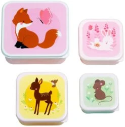 A Little Lovely Company Lunchset - Bosvriendjes -Keuken Do Verkoop sbsefo27 lr 1 lunch and snack box set forest friends