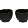 Sakura Tea Theekopjes - Gietijzer - Zwart - 2 Stuks
