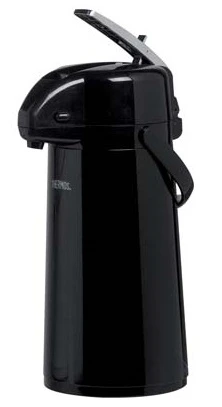 Thermos Thermoskan Met Pomp Zwart 1.9 Liter