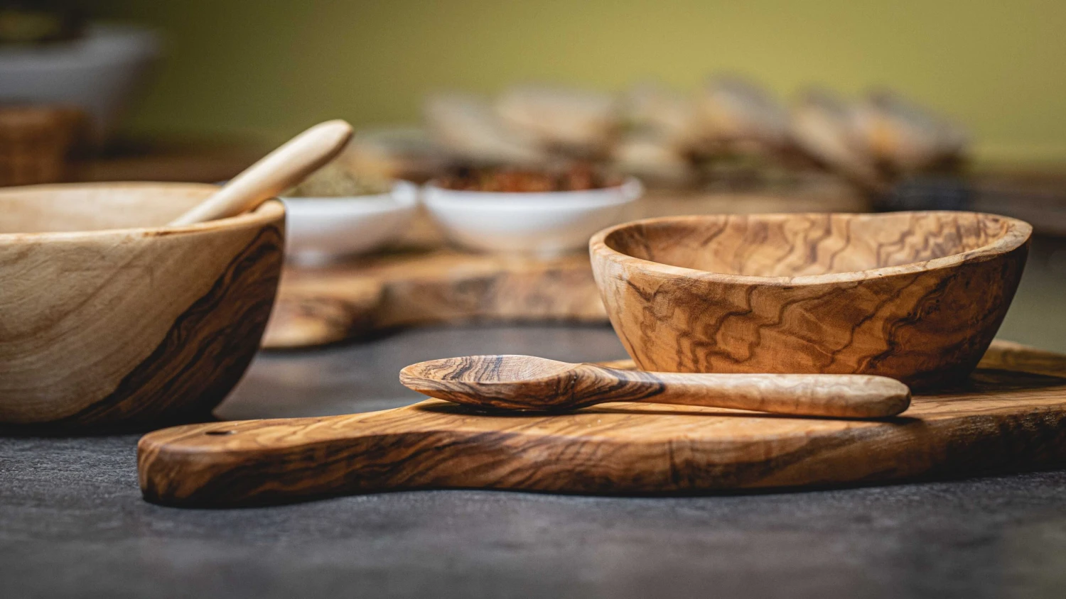 Jay Hill Serveerplank Met Handgreep Tunea - Olijfhout - 36 X 15 Cm 2 Jay Hill Serveerplank Met Handgreep Tunea - Olijfhout - 36 X 15 Cm - Afbeelding 2